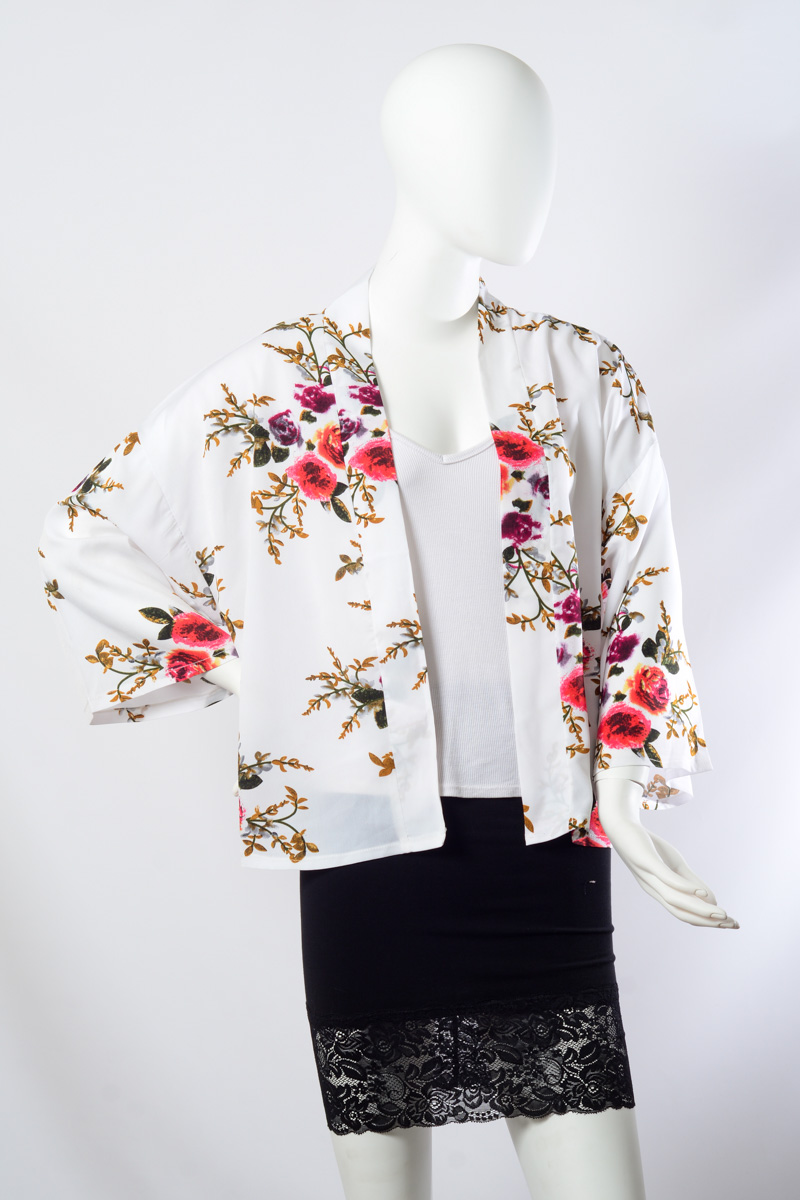 Leto Collection - Rose Kimono Blazer Navy